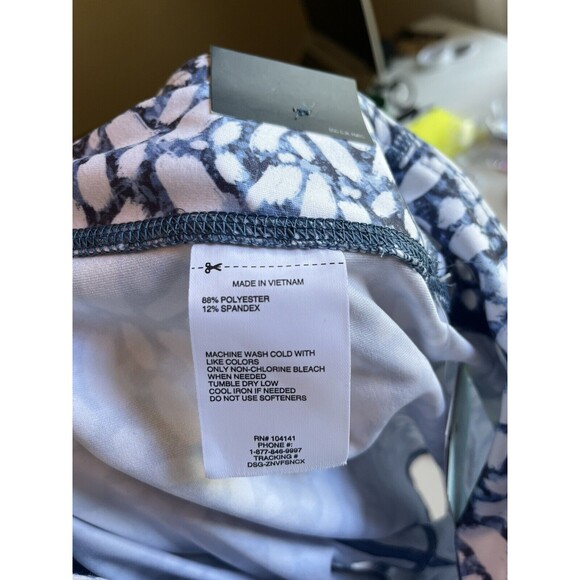 DSG Girls Youth 3" Performance Compression Shortie Shorts Size L Blue Elephant - Picture 6 of 7